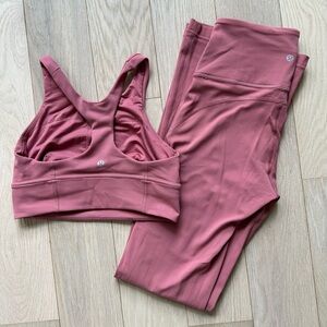 Lululemon matching workout set